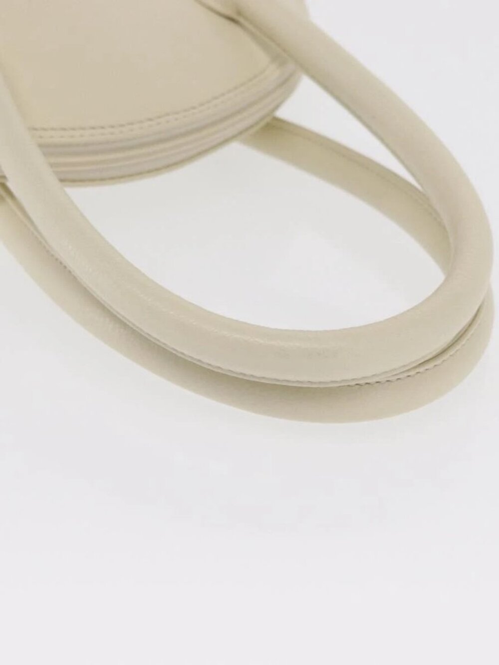 SAINT LAURENT Hand Bag Leather White Auth 169261V - Picture 8 of 16